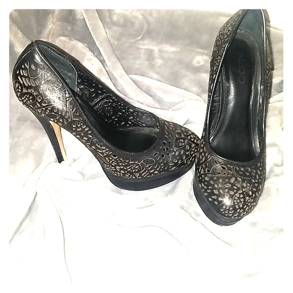 Aldo black high heels
